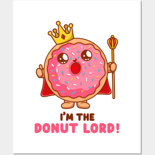 Donut lord (on light colors) Posters and Art